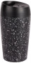 Kubek LOKE 240 ml, czarno-biały